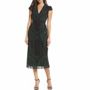 Foxiedox Remmy Embroidered Midi Dress